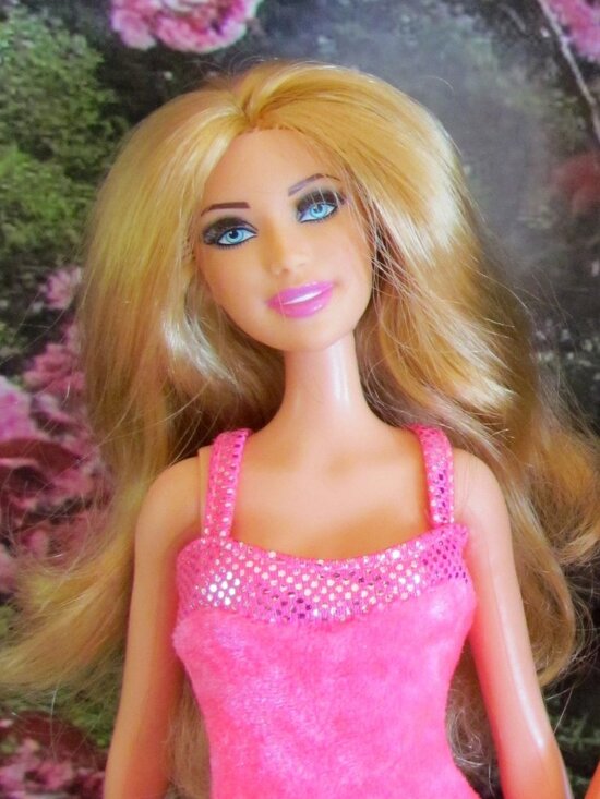 BARBIE Other - BARBIE STAR DOLL - BLONDE w ROOTED EYELASHES, 3 OUTFITS